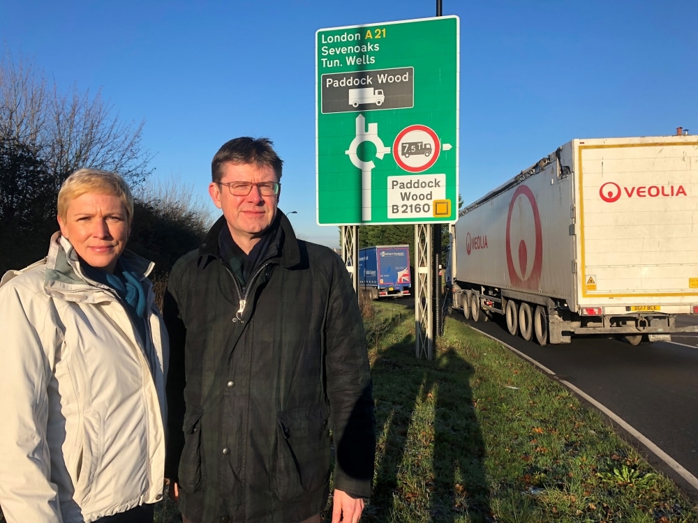 Greg Clark makes A21 election pledge